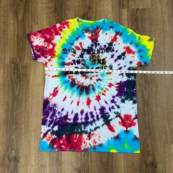 Big Thunder and the Rumblefish Tie Dye Band Tee Sz L - Picture 4 of 6